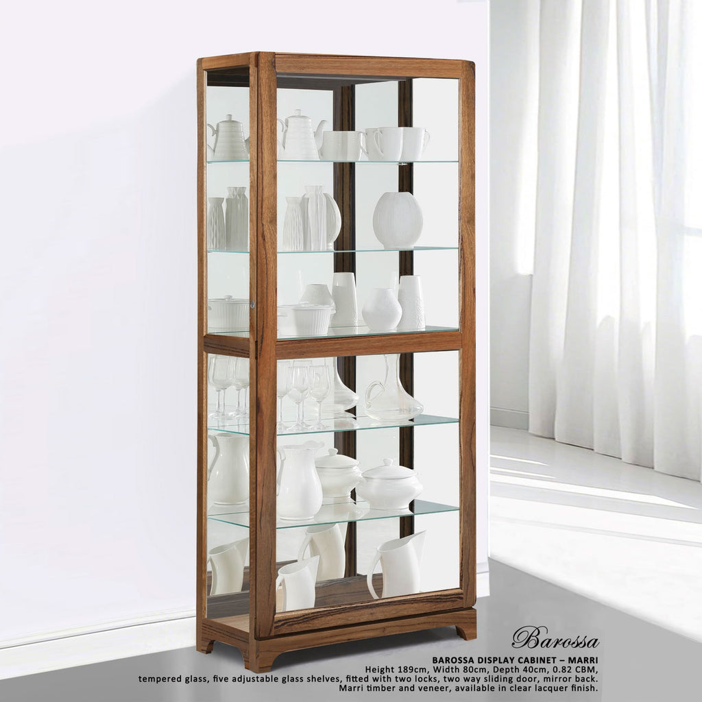 Barossa : Display Cabinet Marri Timber