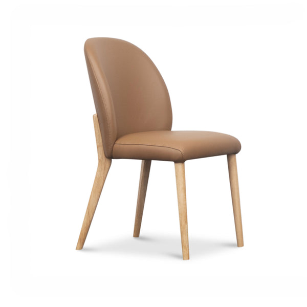 Chloe-A : Dining Chair Cognac Leather