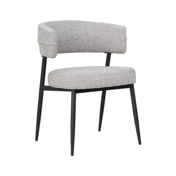 Laurance: Dining Chair Granite Fabric