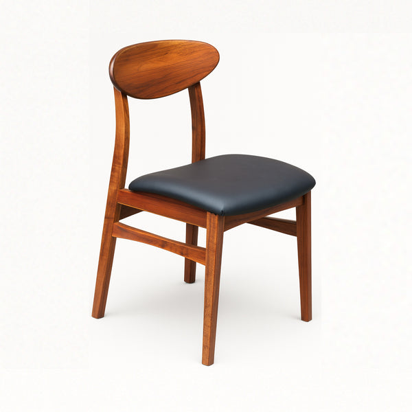 Metro : Dining Chair Blackwood Black Seat