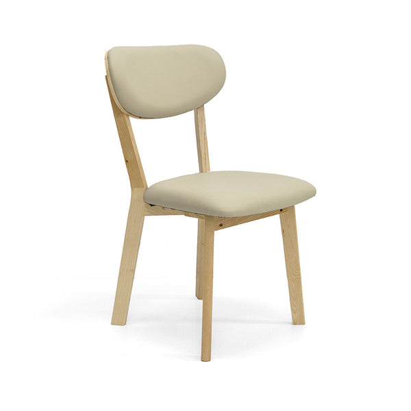 Oliver : Dining Chair Ash Frame with Clay Leather