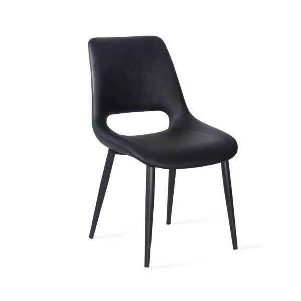 Viena: Dining Chair Black PU