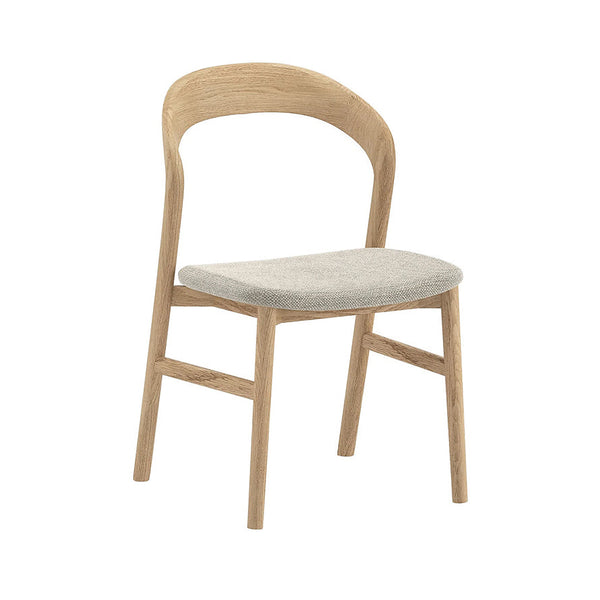 Willow : Dining Chair Oak Upholstered Seat