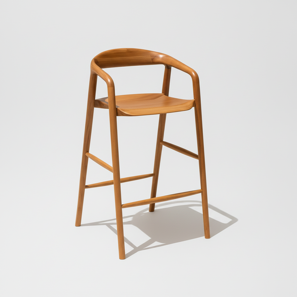 Santarino : Bar Stool Blackbutt Solid Seat
