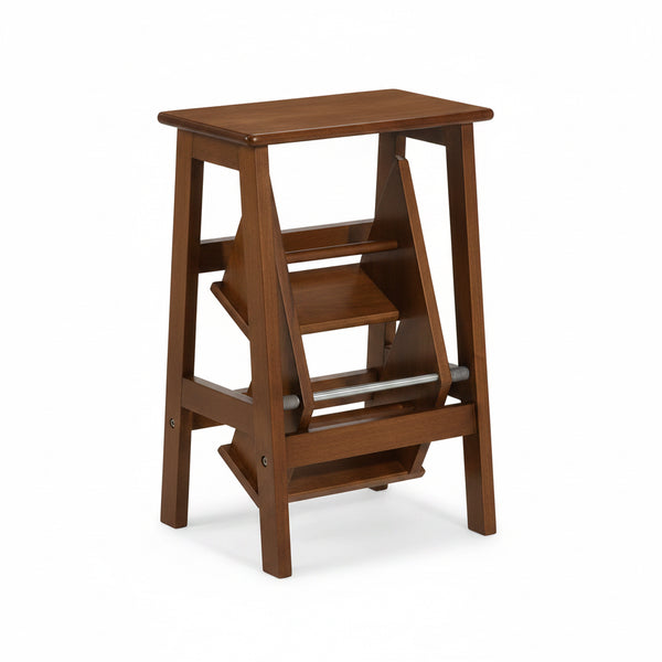 Z-Abby : Step Stool in Antique Oak Wood