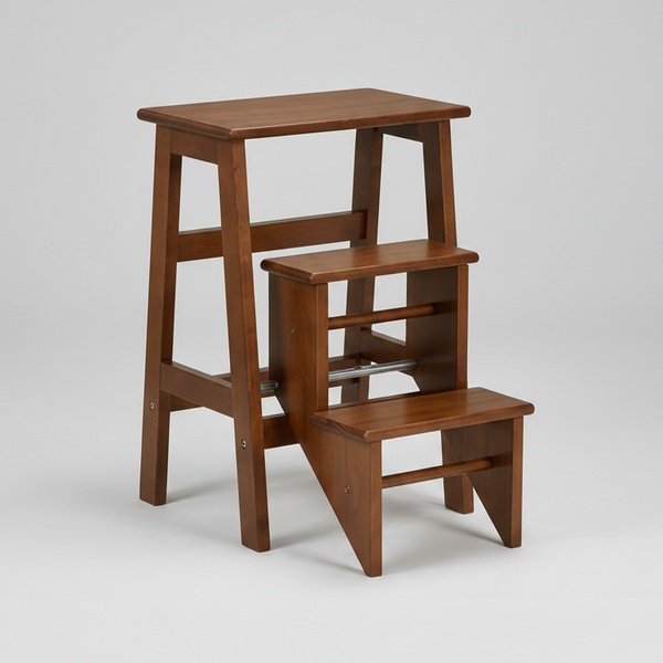 Z-Abby : Step Stool in Antique Oak Wood
