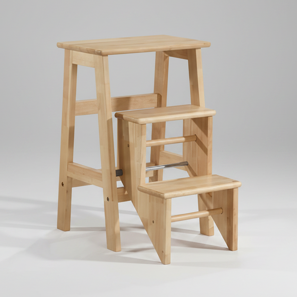 Z-Abby : Step Stool in Natural Wood