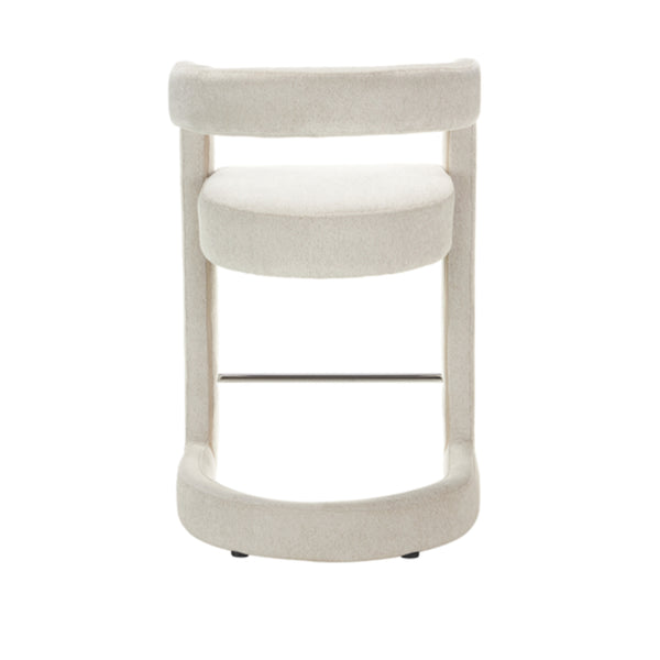 Addis : Bar Stool Beige Fabric