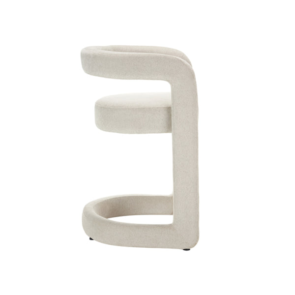 Addis : Bar Stool Beige Fabric