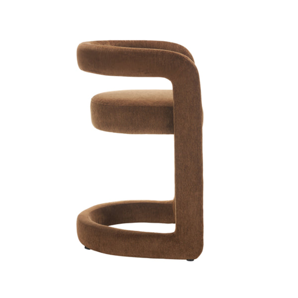 Addis : Bar Stool Copper Fabric
