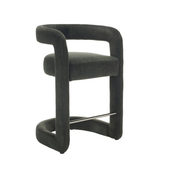 Addis : Bar Stool Teal Fabric