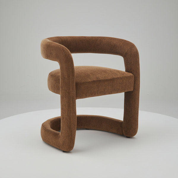 Addis : Dining Chair Copper Fabric