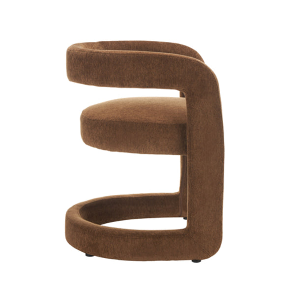 Addis : Dining Chair Copper Fabric
