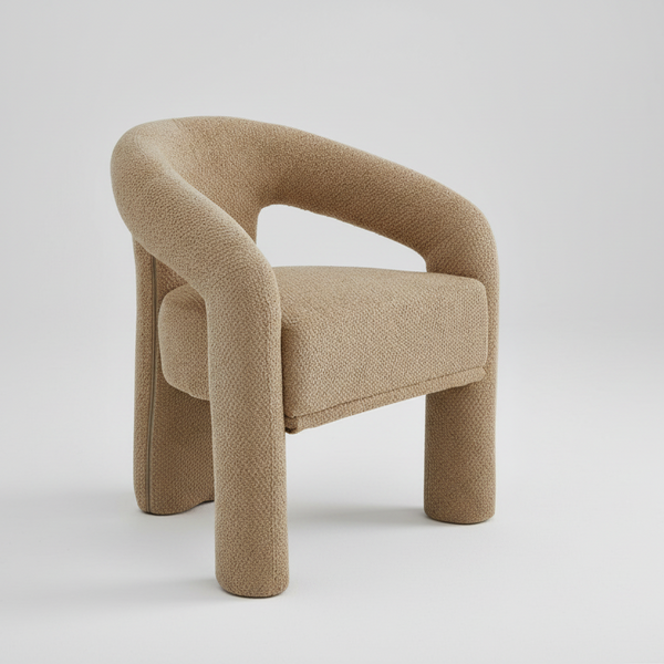 Alba : Dining Chair Sand Fabric