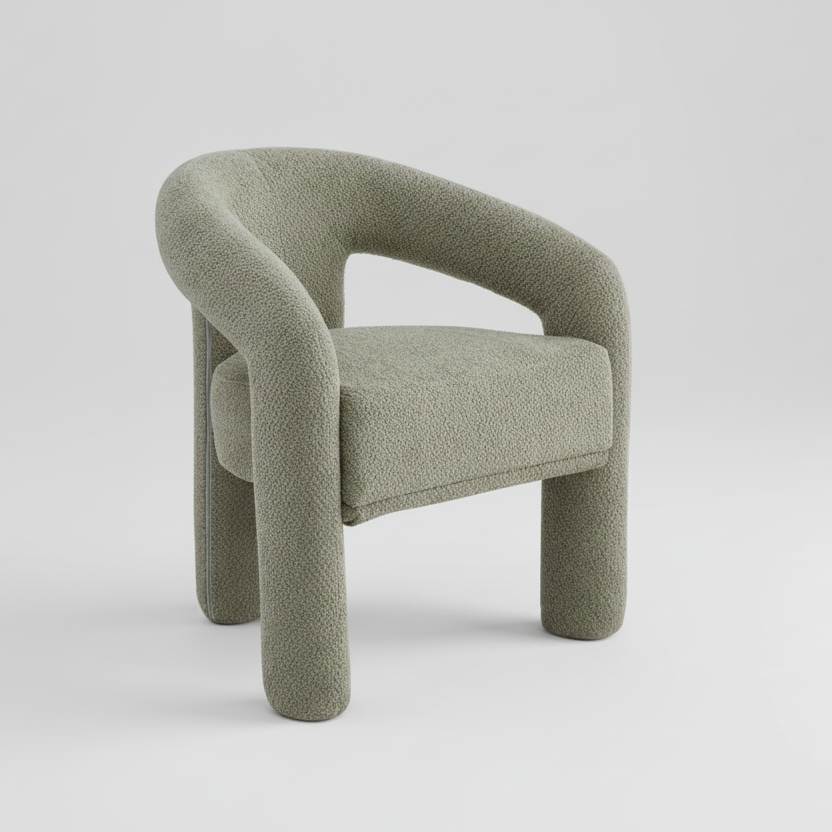 Alba : Dining Chair Mint Fabric