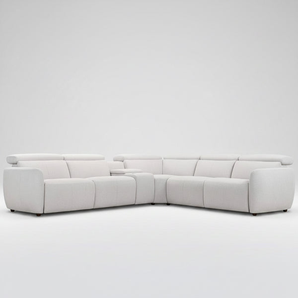 Amalfi: Modular Corner Sofa Electric Recliner in Fabric