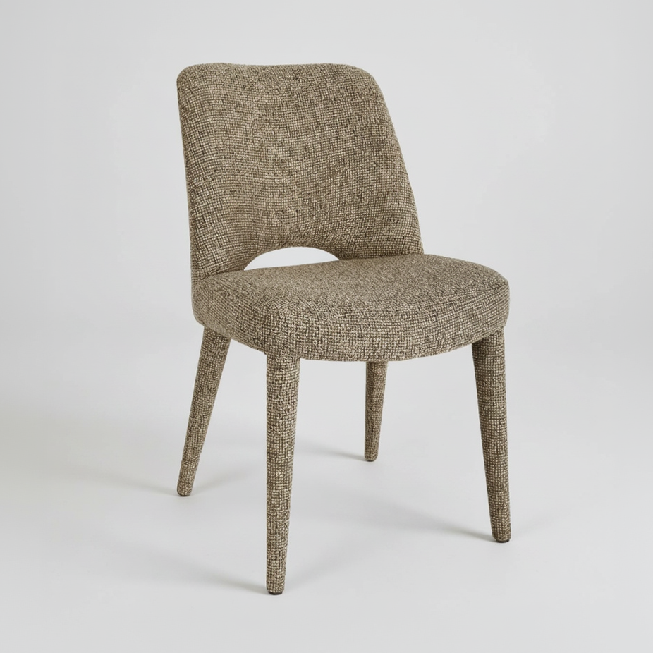 Amphi: Dining Chair Emu Tweed Fabric