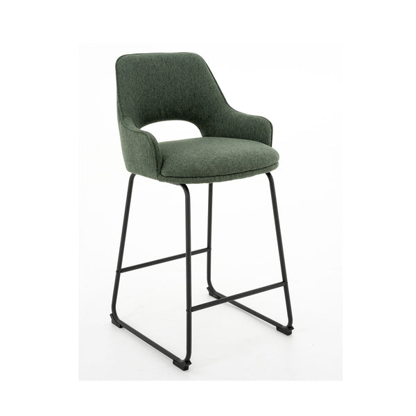 Amy : Bar Stool Sage Fabric