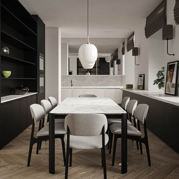 Arlo : Dining Chair Oak Black