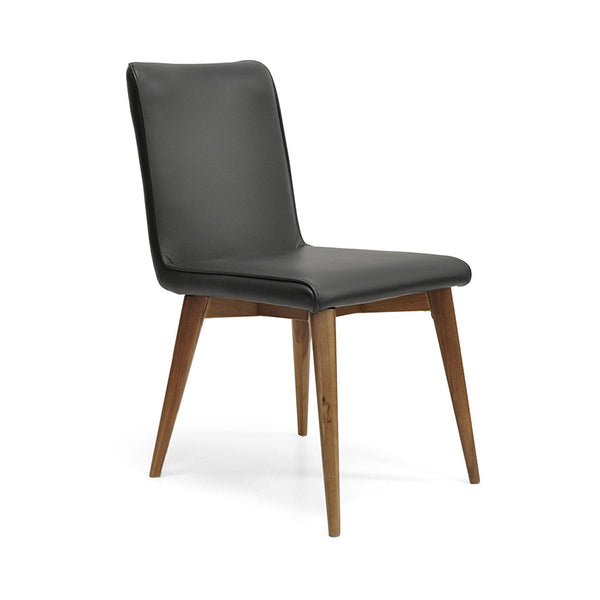Ashland : Blackwood Timber Dining Chair Black PU