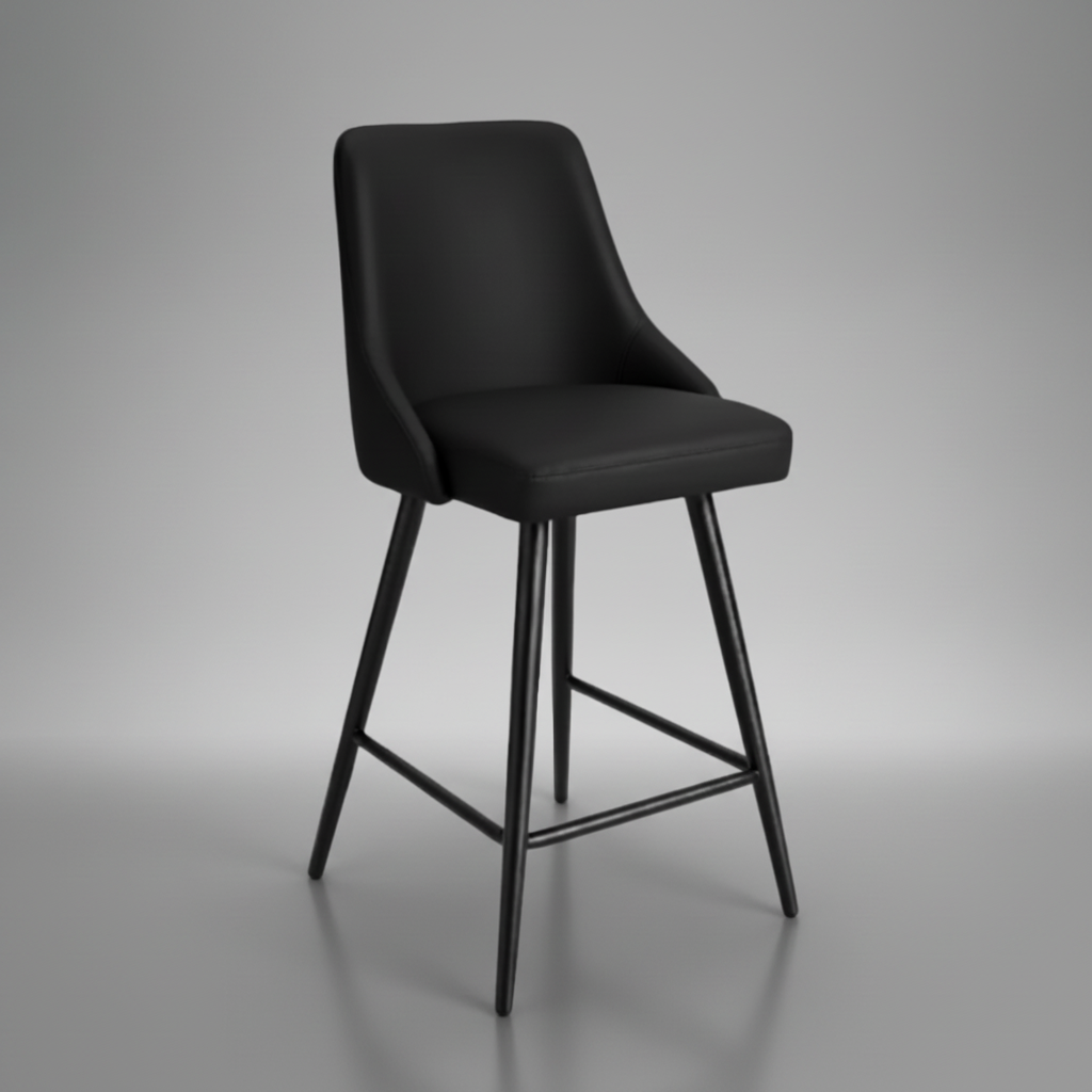Alonzo : Bar Stool in Black