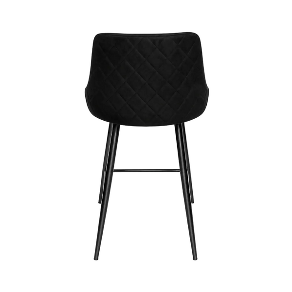 Ashley : Bar Stool in Black Velvet