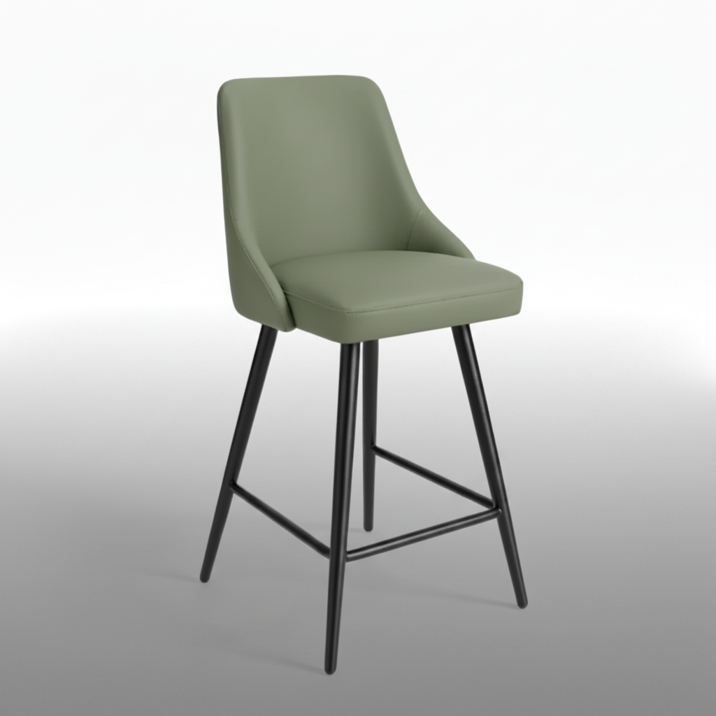 Alonzo : Bar Stool in Olive