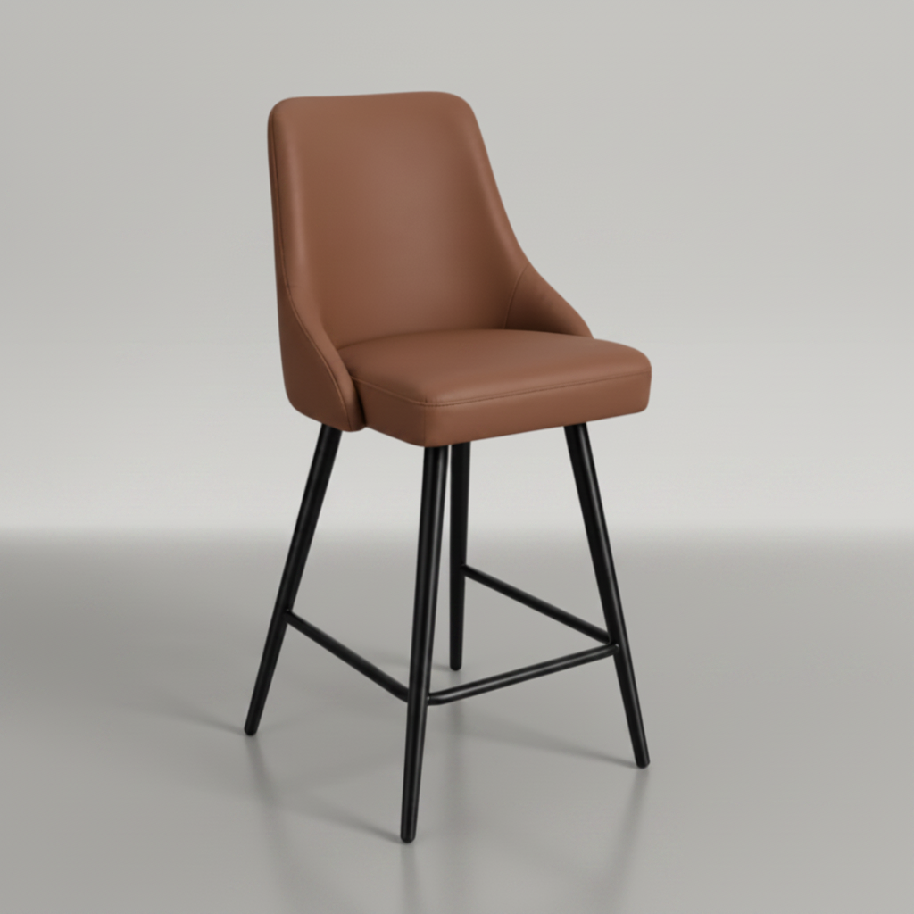 Alonzo : Bar Stool in Rust