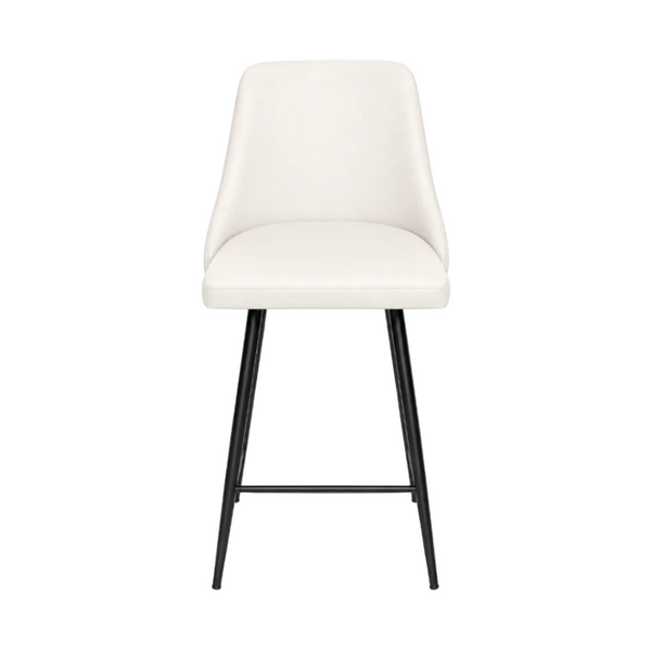 Alonzo : Bar Stool in White