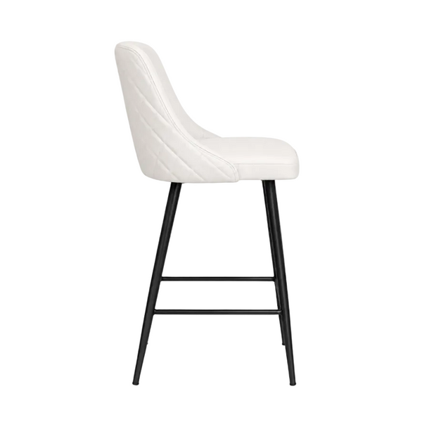 Alonzo : Bar Stool in White