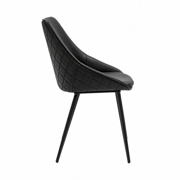 Alonzo : Dining Chair in Black