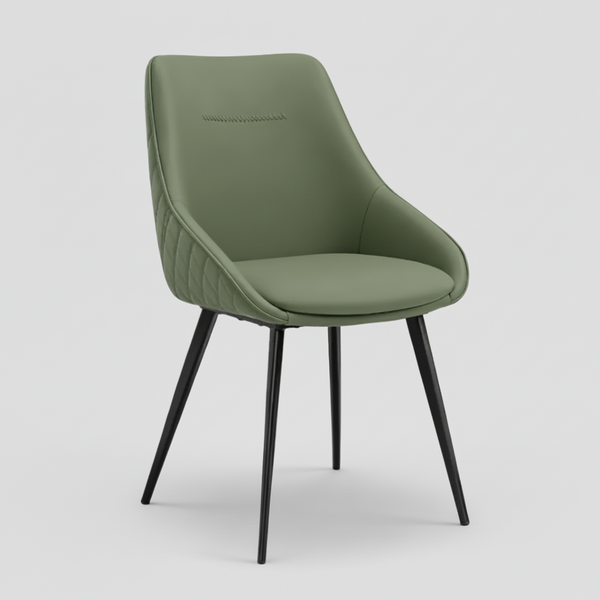 Alonzo : Dining Chair in Olive