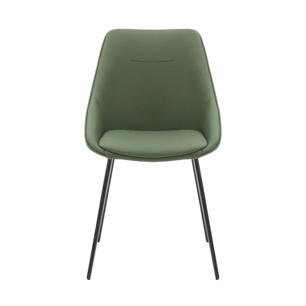 Alonzo : Dining Chair in Olive