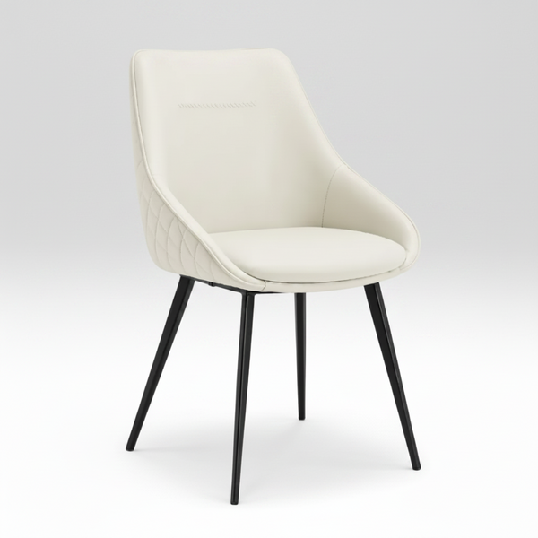 Alonzo : Dining Chair in White