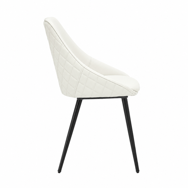Alonzo : Dining Chair in White