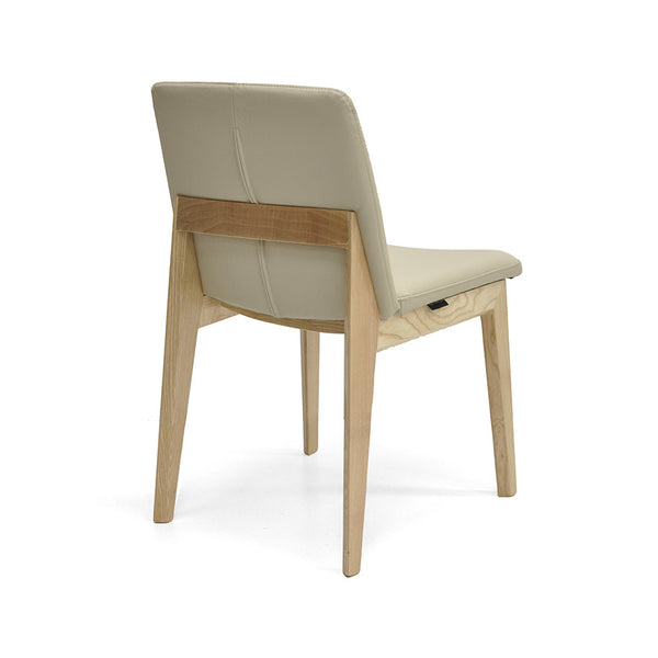 Bailey : Dining Chair Ash Frame with Mounton Leather