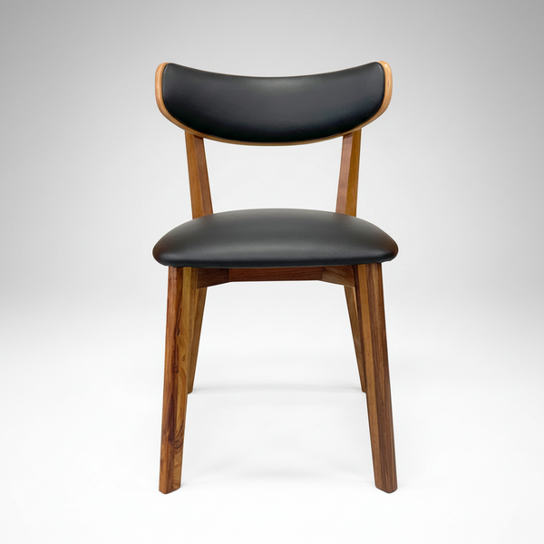 Bardon : Dining Chair in Blackwood Black PU