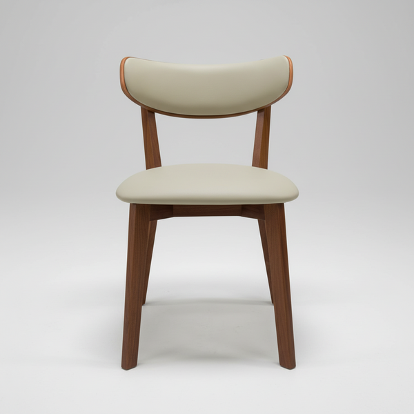 Bardon : Dining Chair in Blackwood Taupe PU