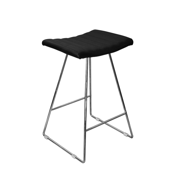 bindi bar stool black with black frame