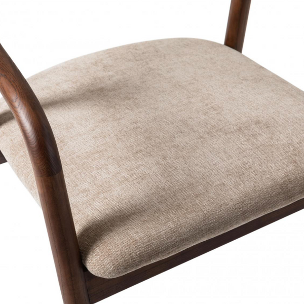 Bosino : Dining chair solid ash wood walnut