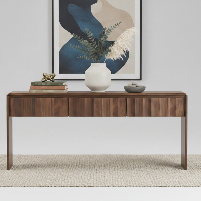 Brandon : Console Table Walnut 1.8m