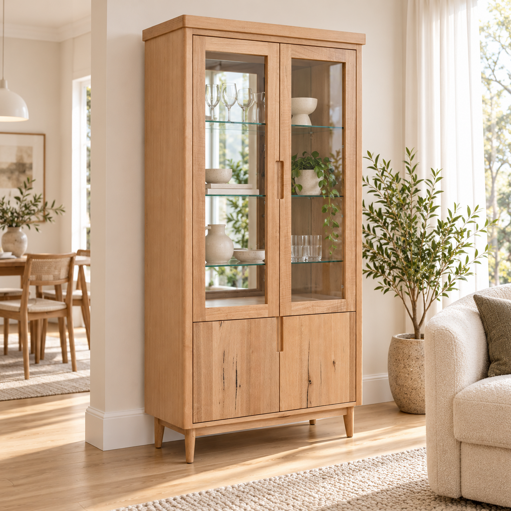 Breena : Display Shelf Unit Tasmanian Oak