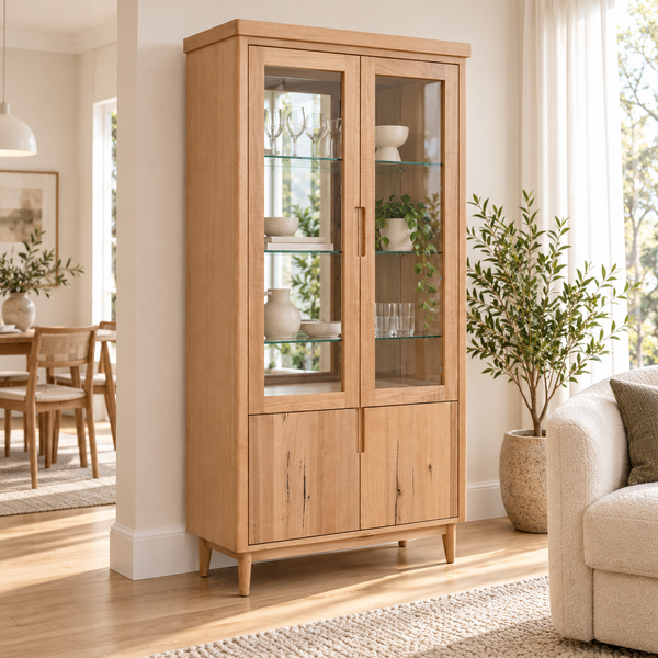 Breena : Display Shelf Unit Tasmanian Oak