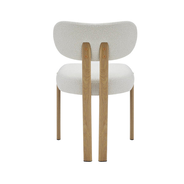 Cancun : Dining Chair with Beige Fabric