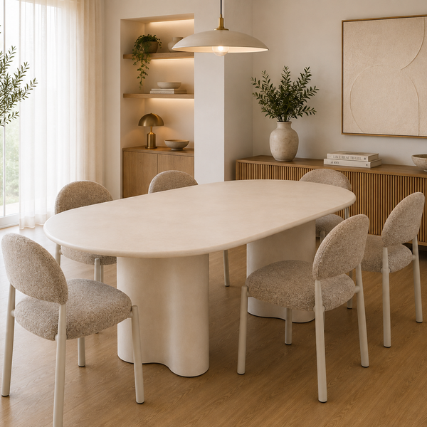Coastal : Dining Table with Egypt Chairs
