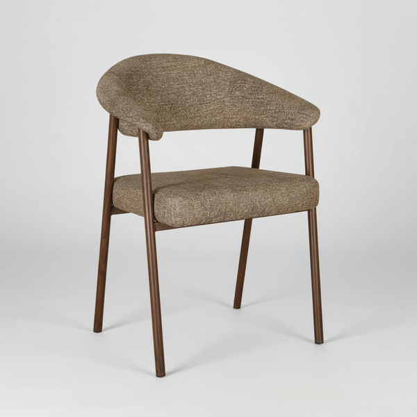 Solaro: Oval Dining Table Dark Walnut & Como Chairs