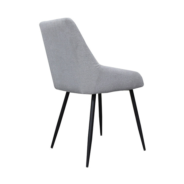 Costa : Dining Chair Light Grey Fabric