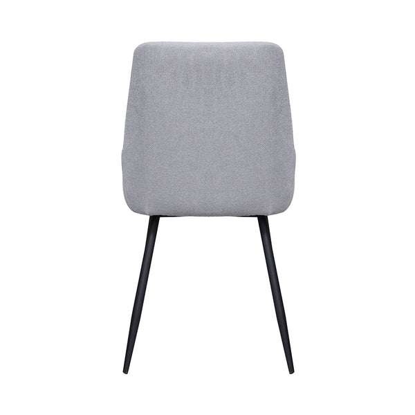 Costa : Dining Chair Light Grey Fabric