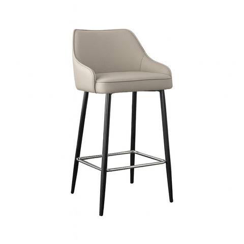 Cruz Bar Stool Black Metal Frame - Main Image