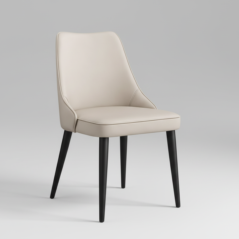 Cruz : Dining Chair in Greige